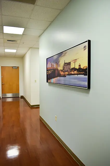UF Health Hallway